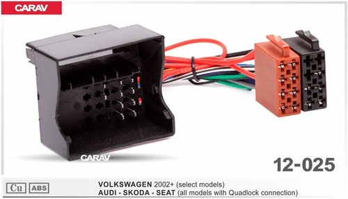 Iso radio adapter - radio, kabel