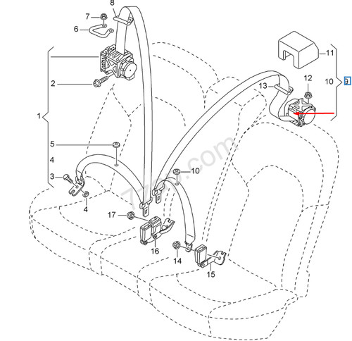 Neu audi sicherheitsgurt - neu,